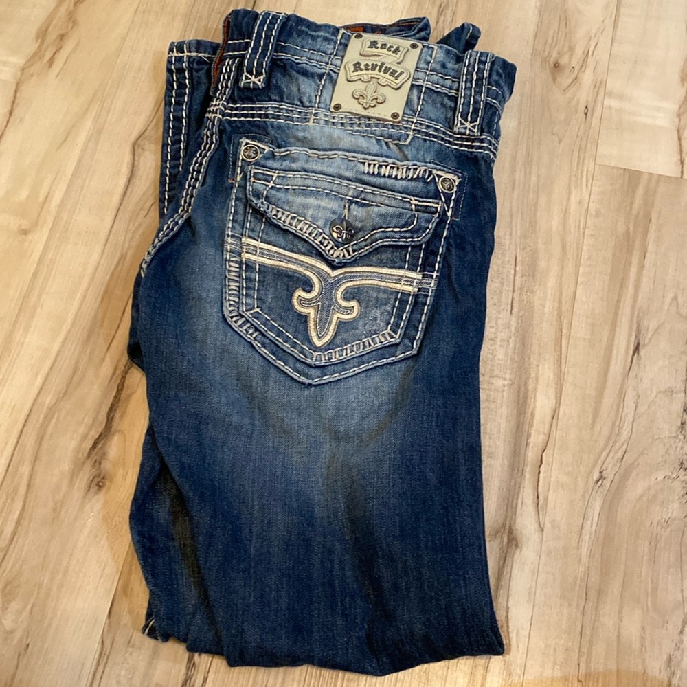 Rock Revival Timothy boot size 34 mens jeans in excellent condition